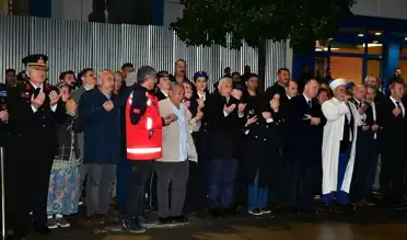 Polis Memuru'nun Cenazesi Törenle Karşılandı