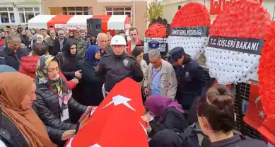 Polis Memuru Son Yolculuğuna Uğurlandı