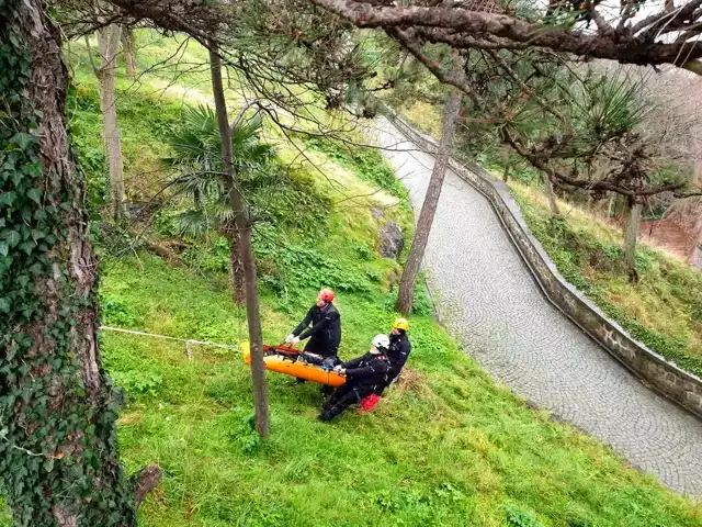 Giresun Kalesi'nde ATAK Arama Kurtarma Eğitimi